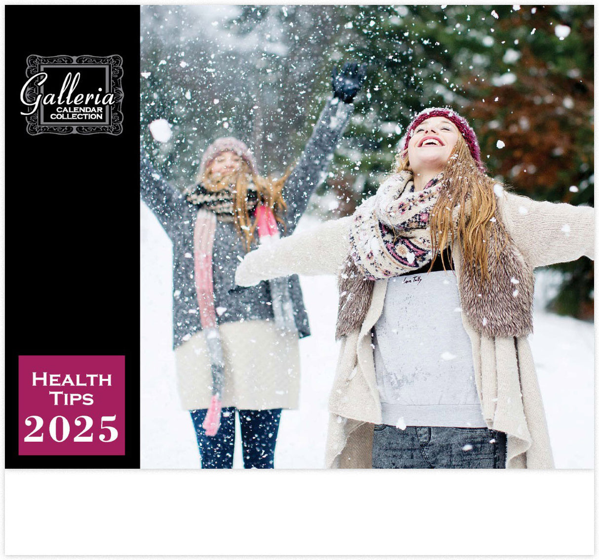 Galleria Wall Calendar 2025 Health Tips