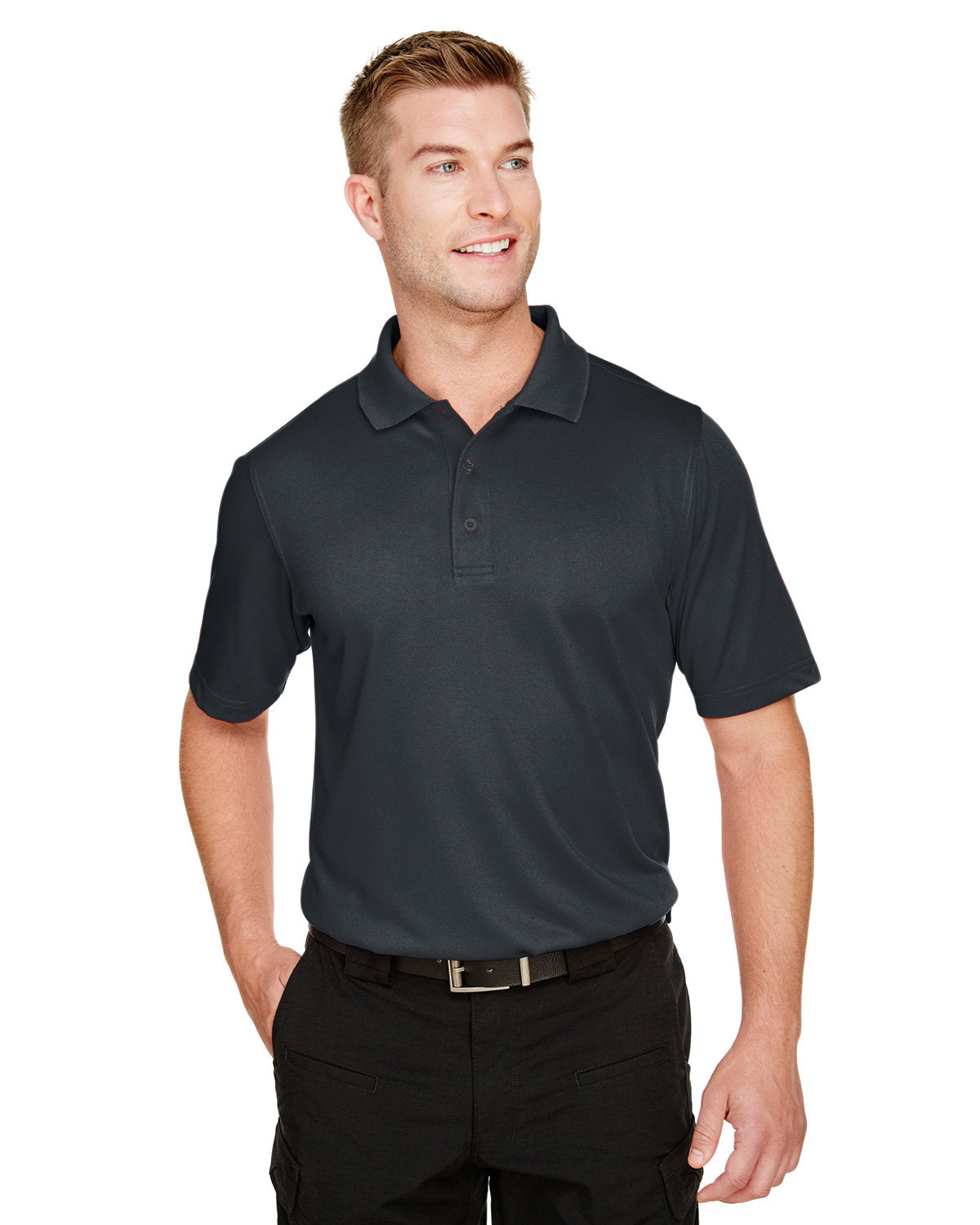 000169 Harriton Men's Advantage Snag Protection Plus Polo