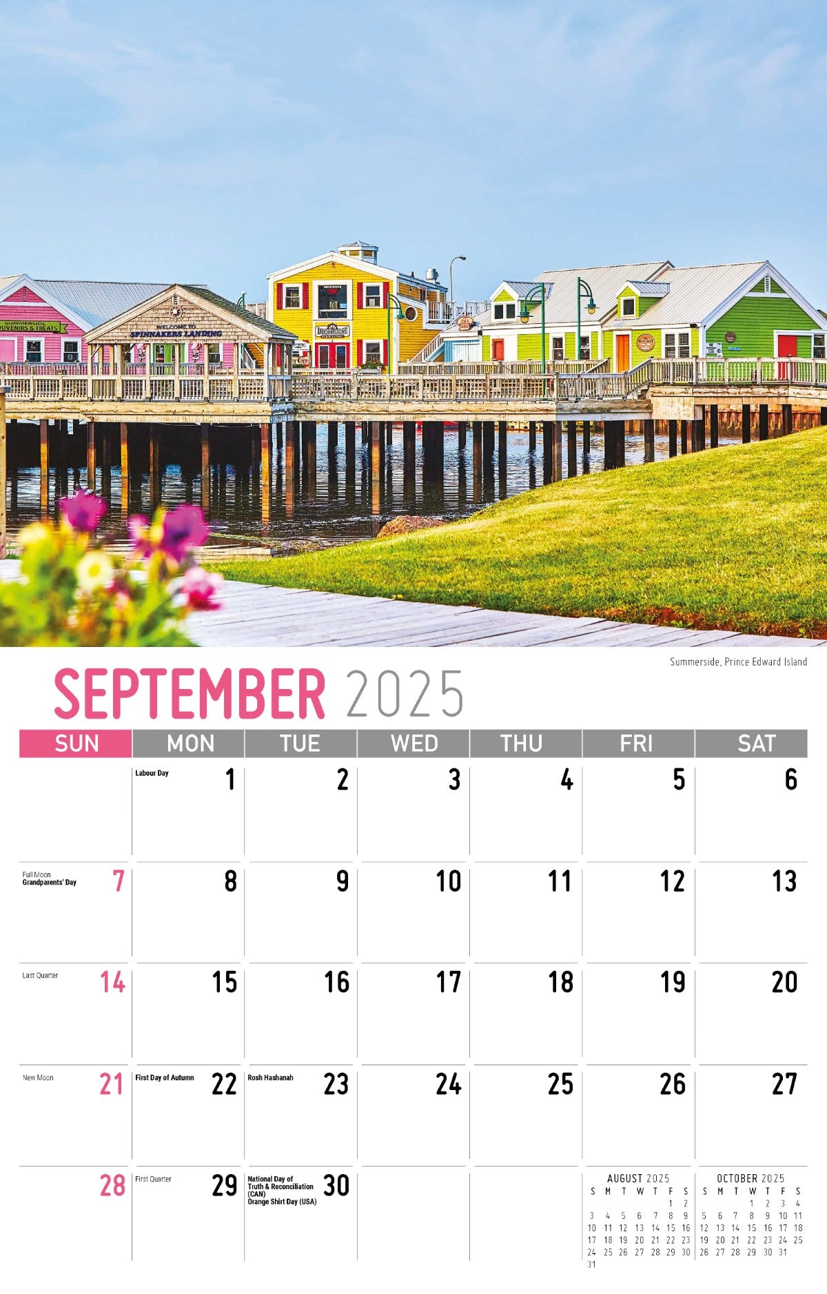 Galleria Wall Calendar 2025 Scenes of Atlantic Canada