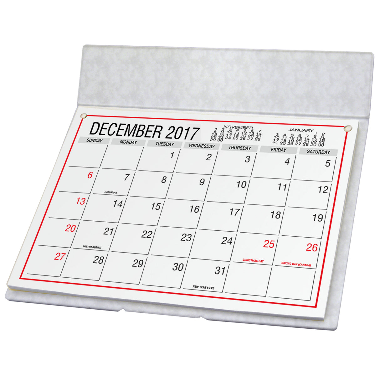 Desk Calendar w/ Mailing Envelope