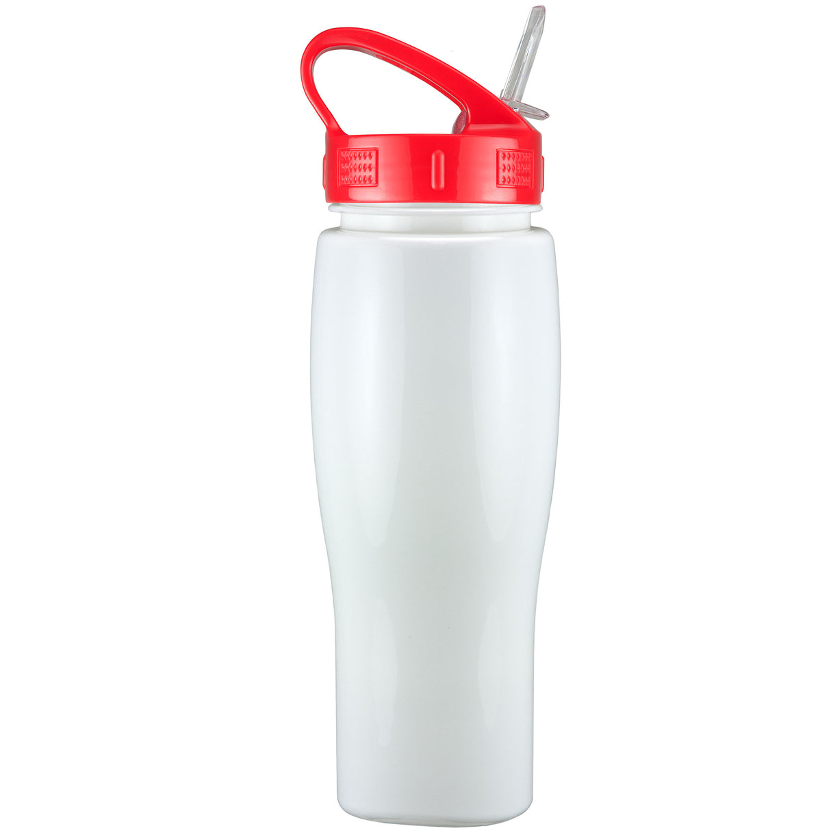 24 Oz. Contour Bottle w/ Sport Sip Lid And Straw - Solid Colors