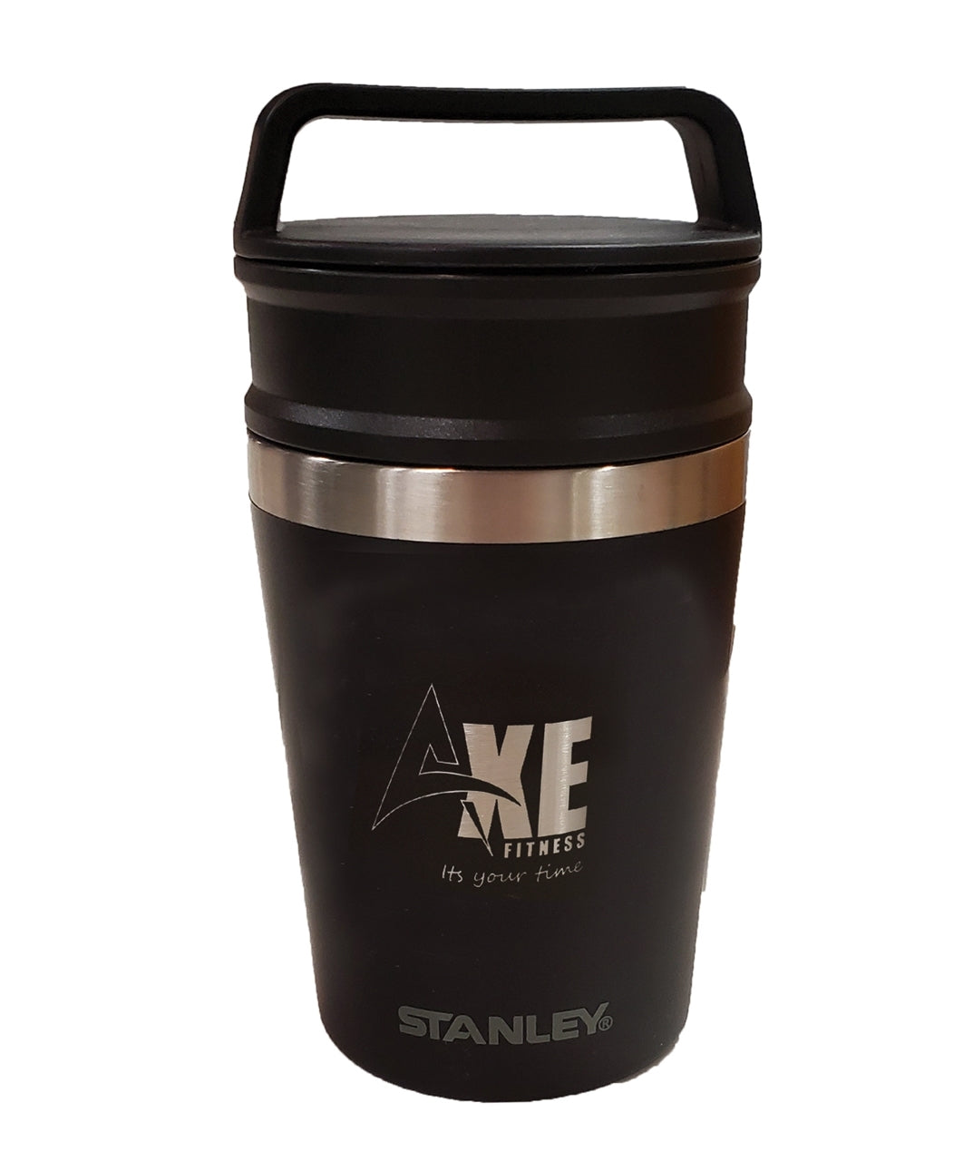 Stanley® Adventure Vacuum Insulated Mug stainless steel black - etched