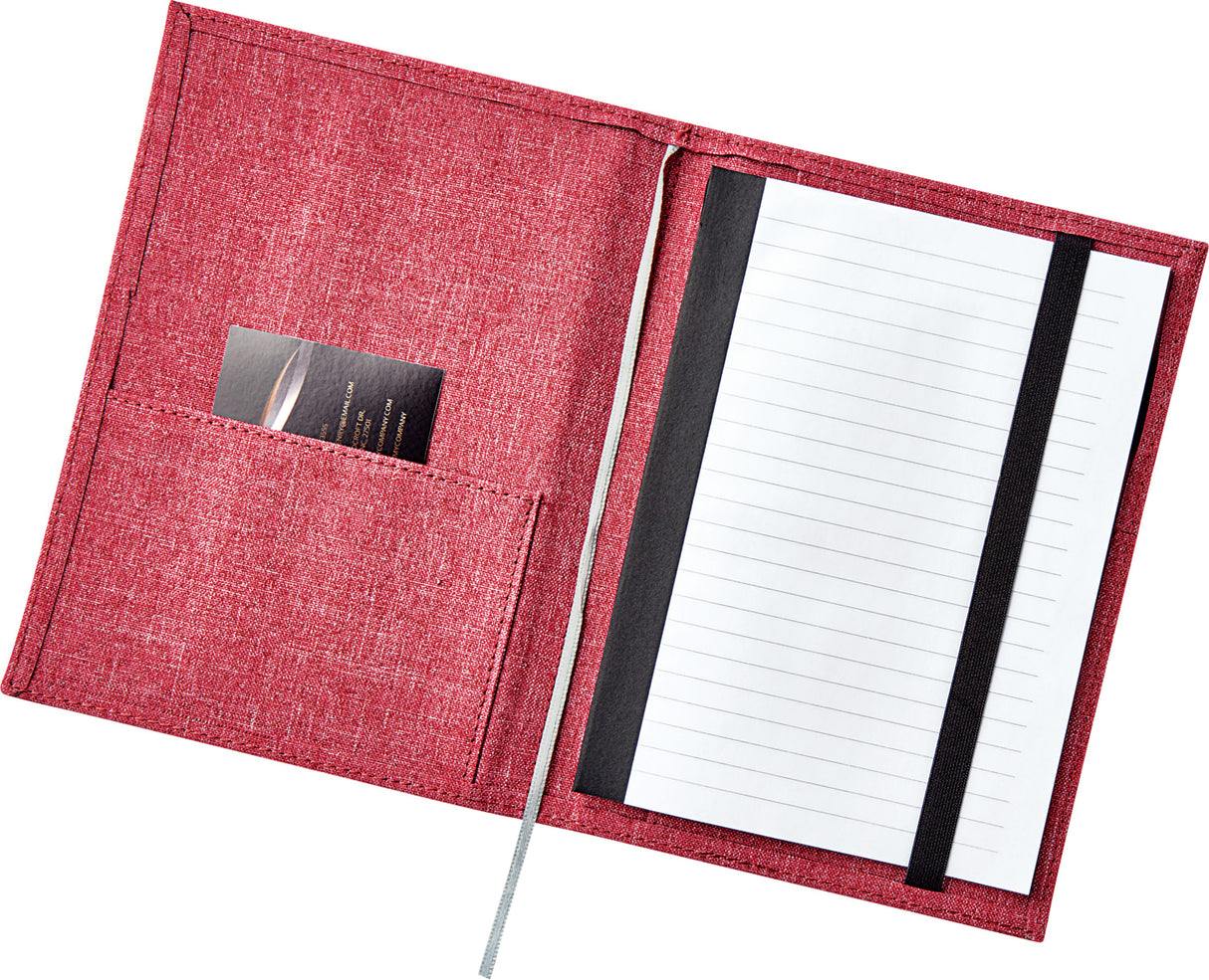 5" x 7" FSC® Mix Canvas Pocket Refillable Notebook