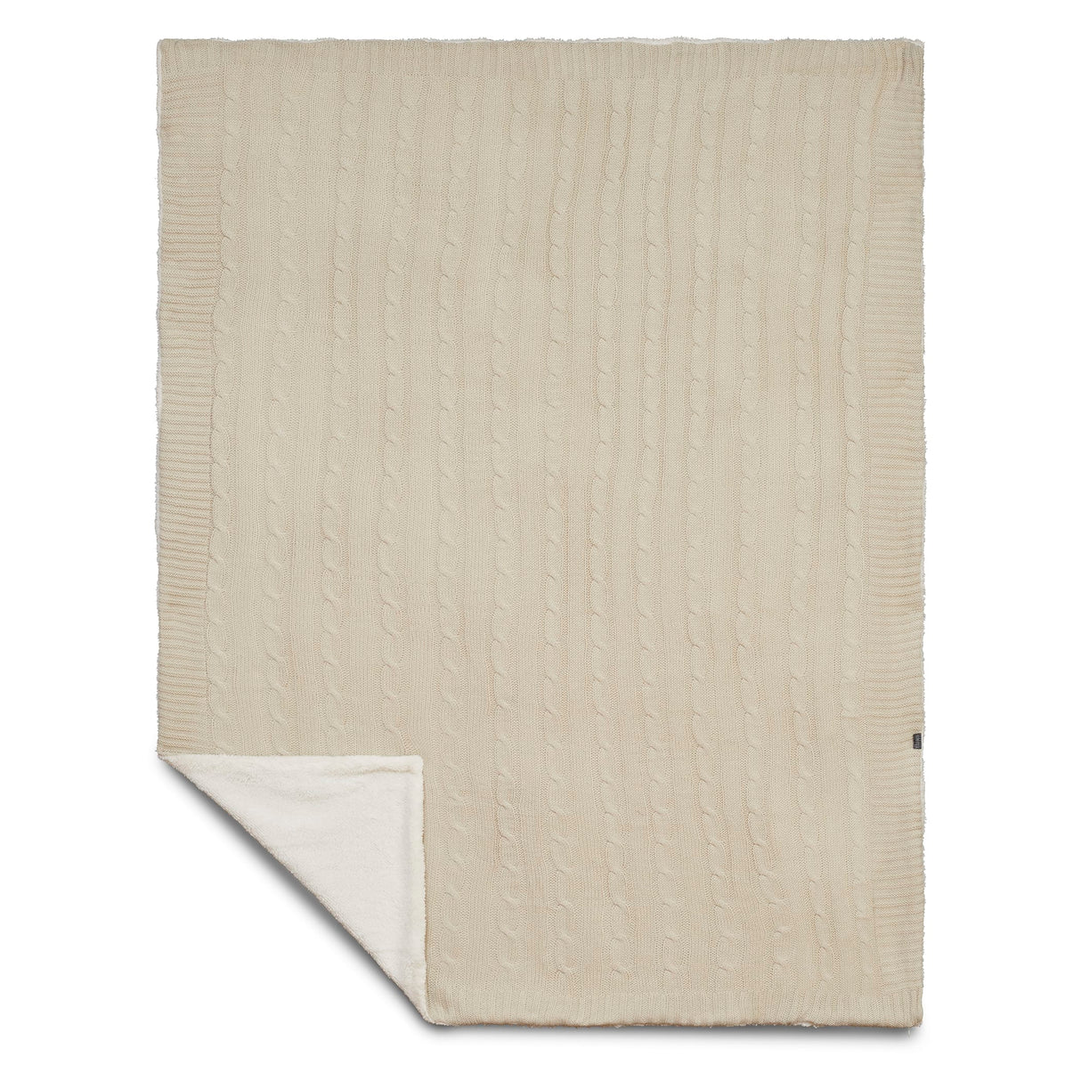 Field & Co.® Cable Knit Sherpa Blanket