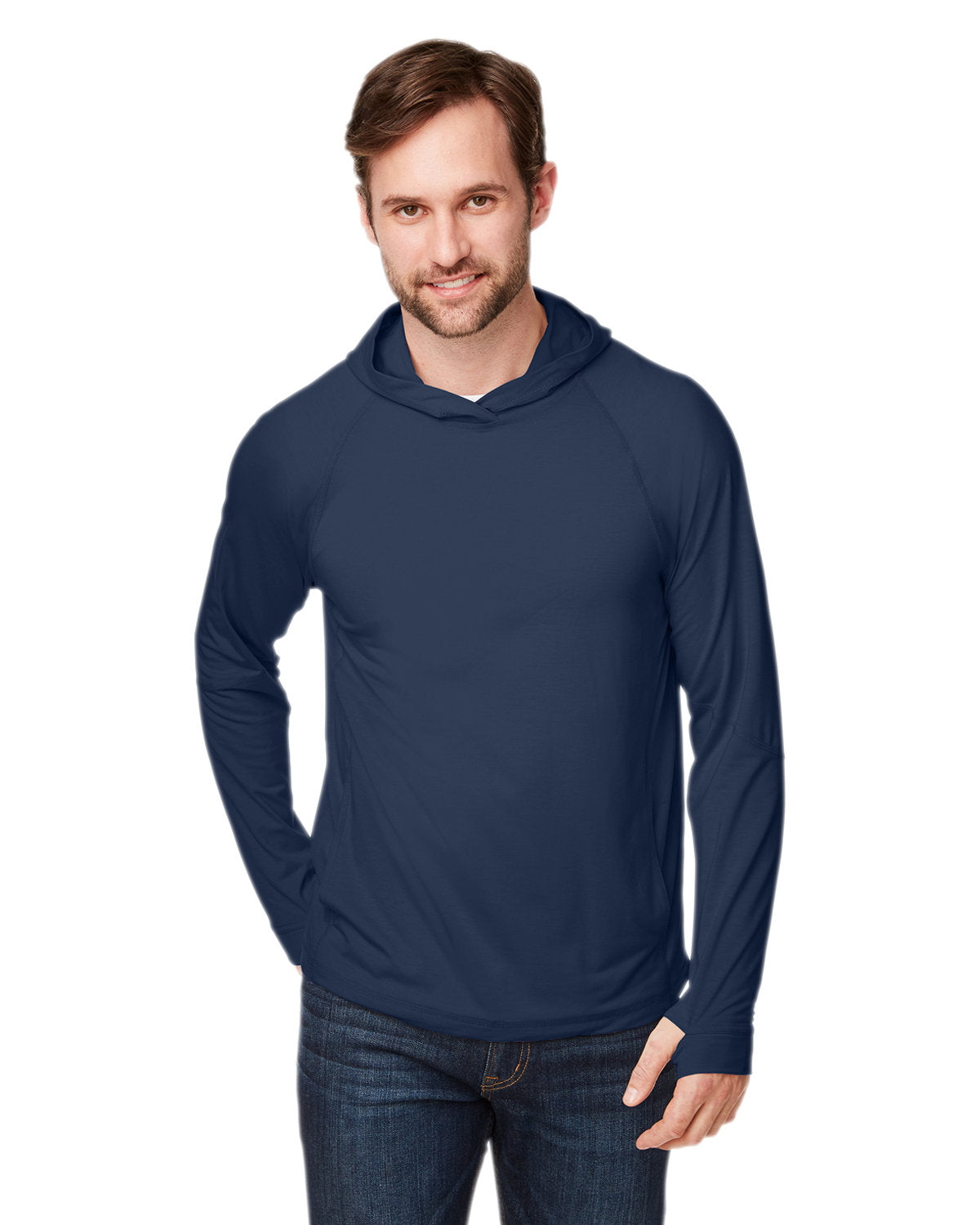 NORTH END Unisex JAQ Stretch Performance Hooded T-Shirt