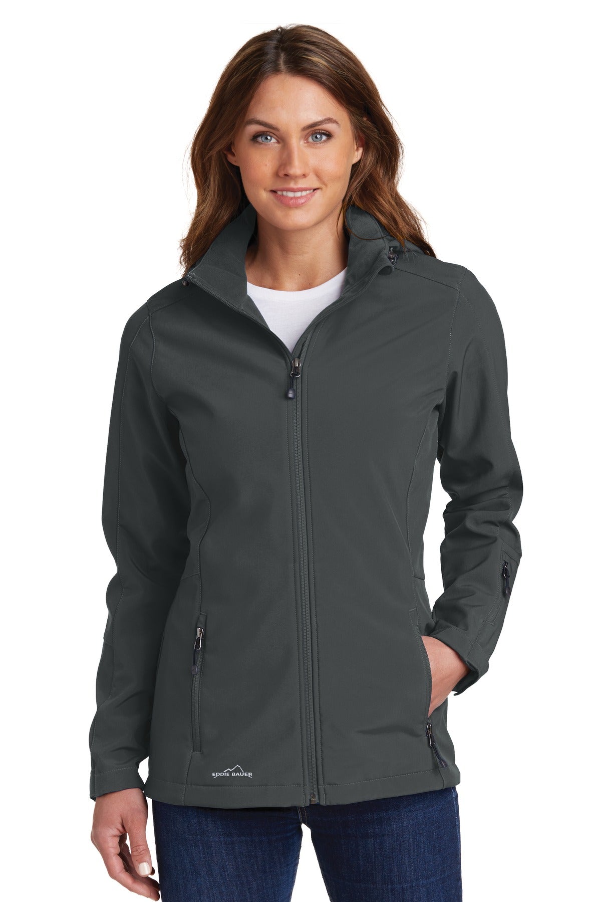 Eddie Bauer Ladies' Hooded Soft Shell Parka Jacket