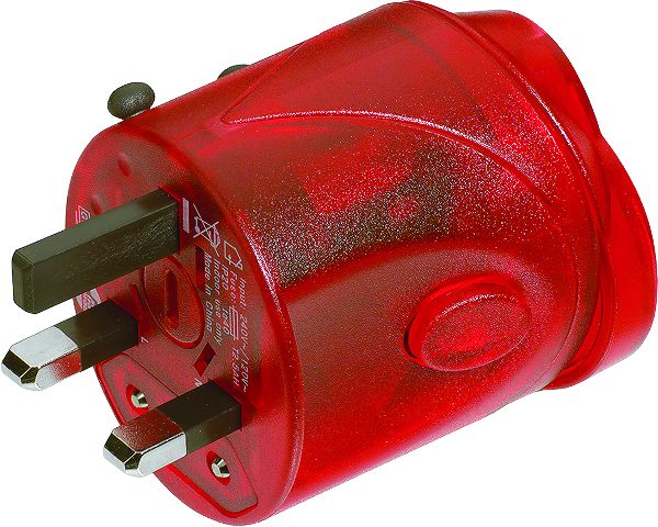 World Travel Adapter red