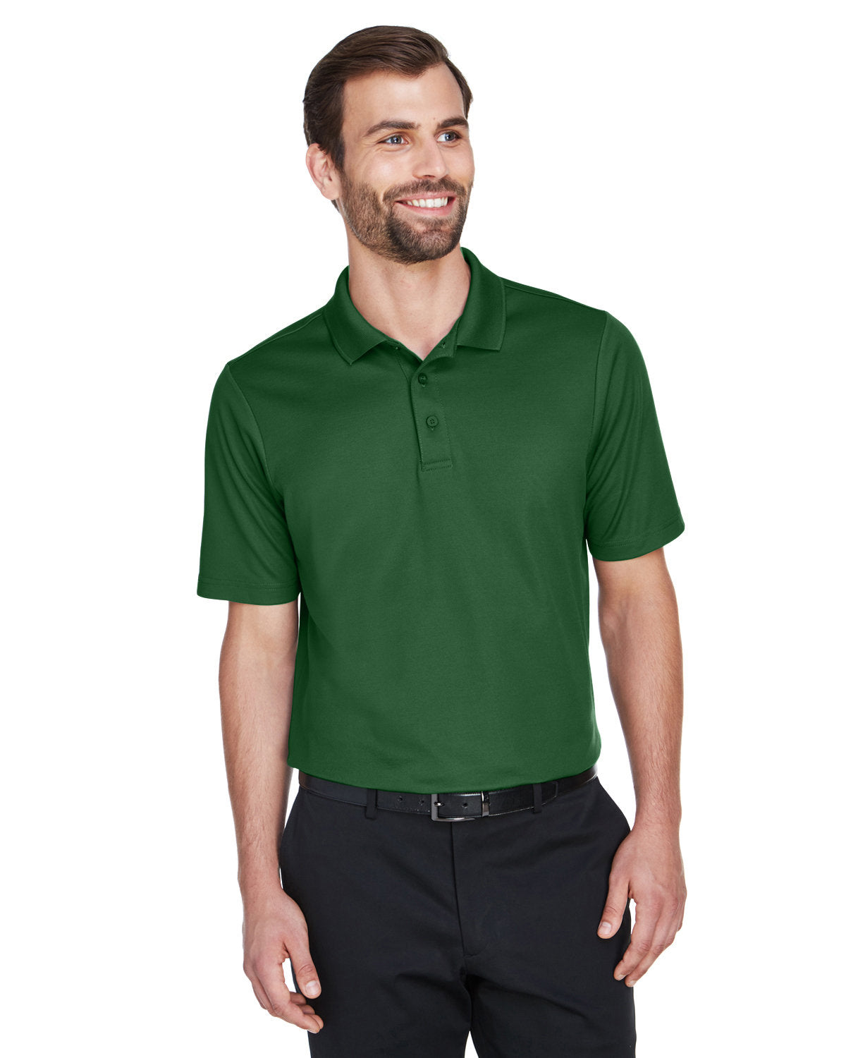 000159 Devon and Jones CrownLux Performance® Men's Plaited Polo