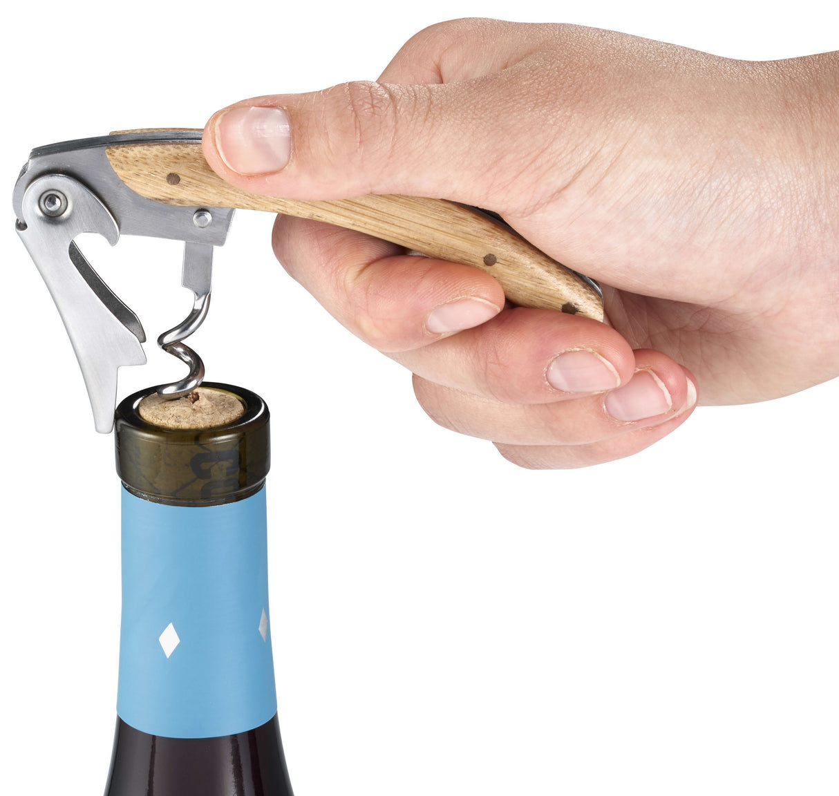 4 Piece Bamboo Wine Gift Set