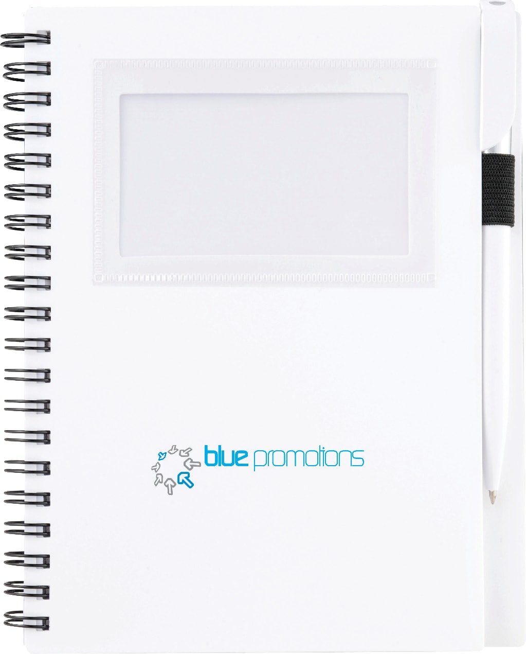 5.5" x 7" FSC Mix Star Spiral Notebook with Pen