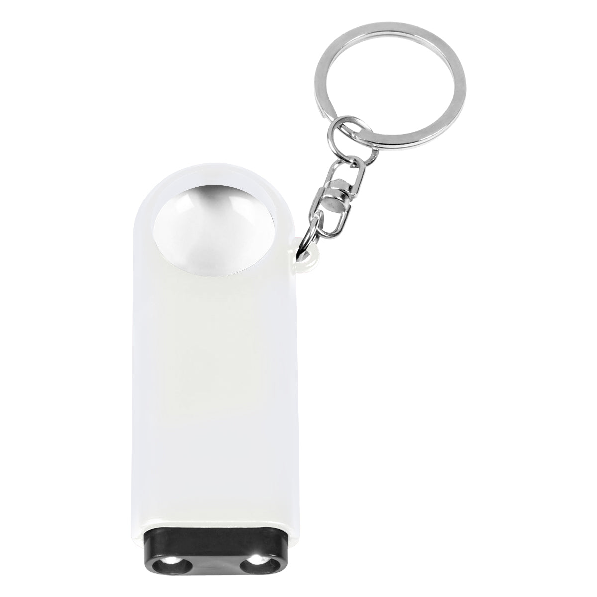 Magnifier And Led Light Key Chain