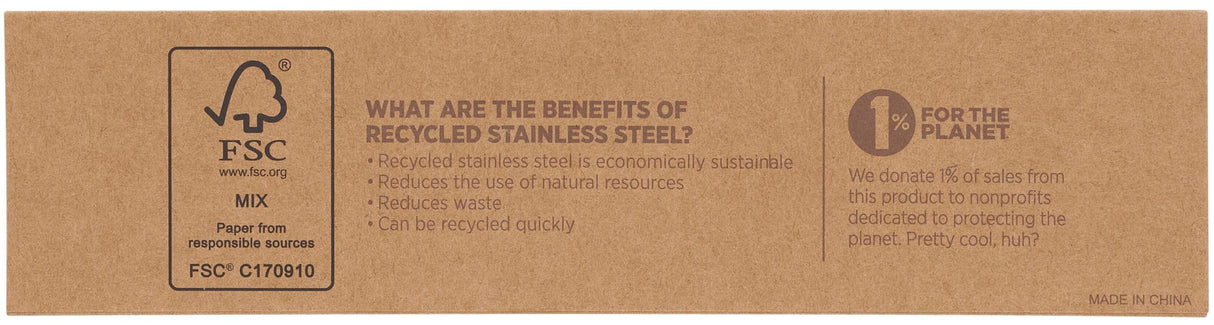 Recycled Stainless Steel Ballpoint Pen