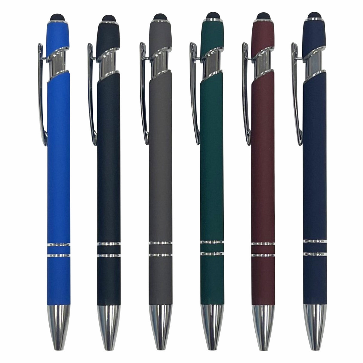 LINDSAY Elite comfort aluminum rubberized plunger action pen