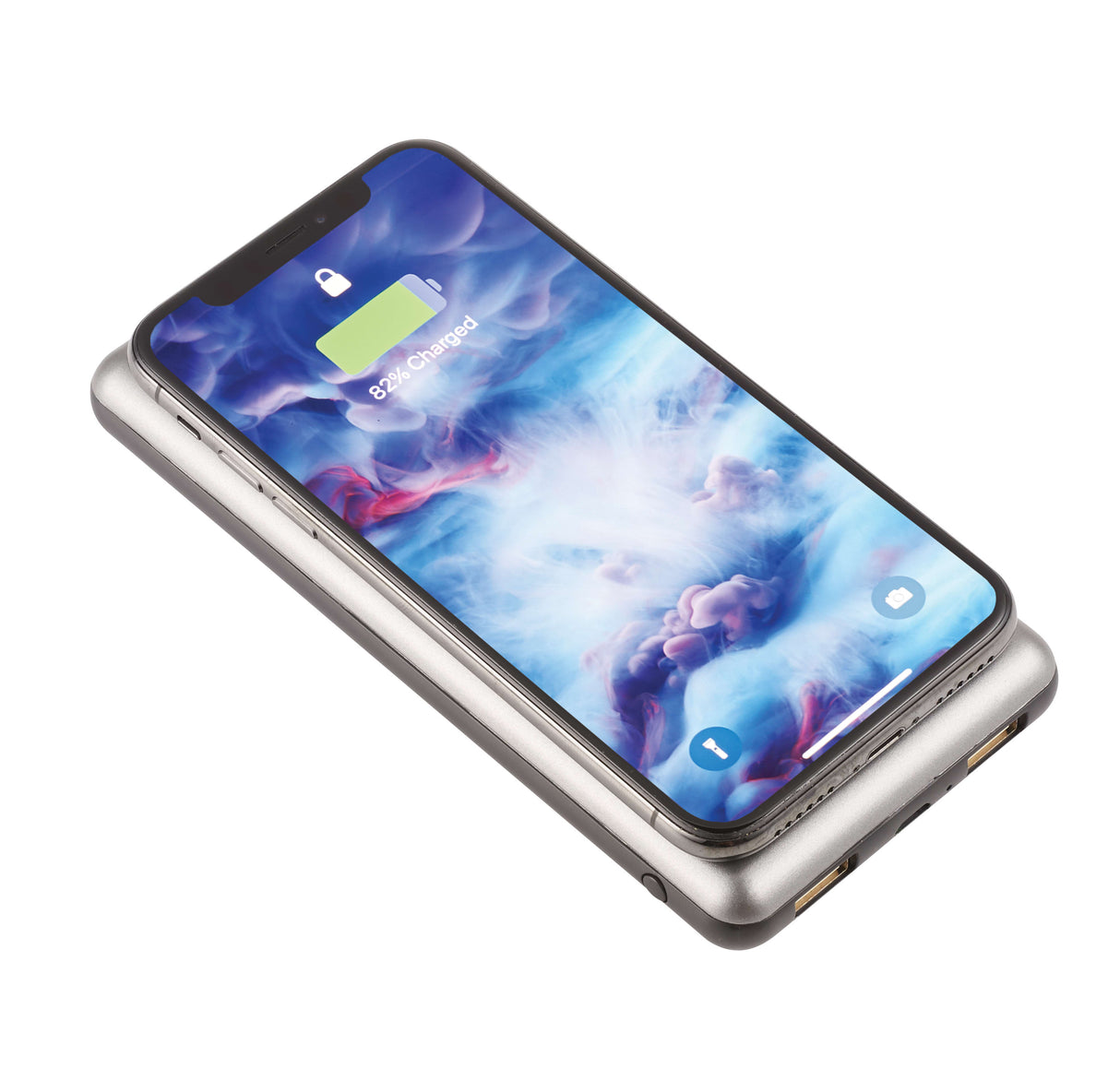 UL Listed Light Up Qi 10000 Wireless Power Bank