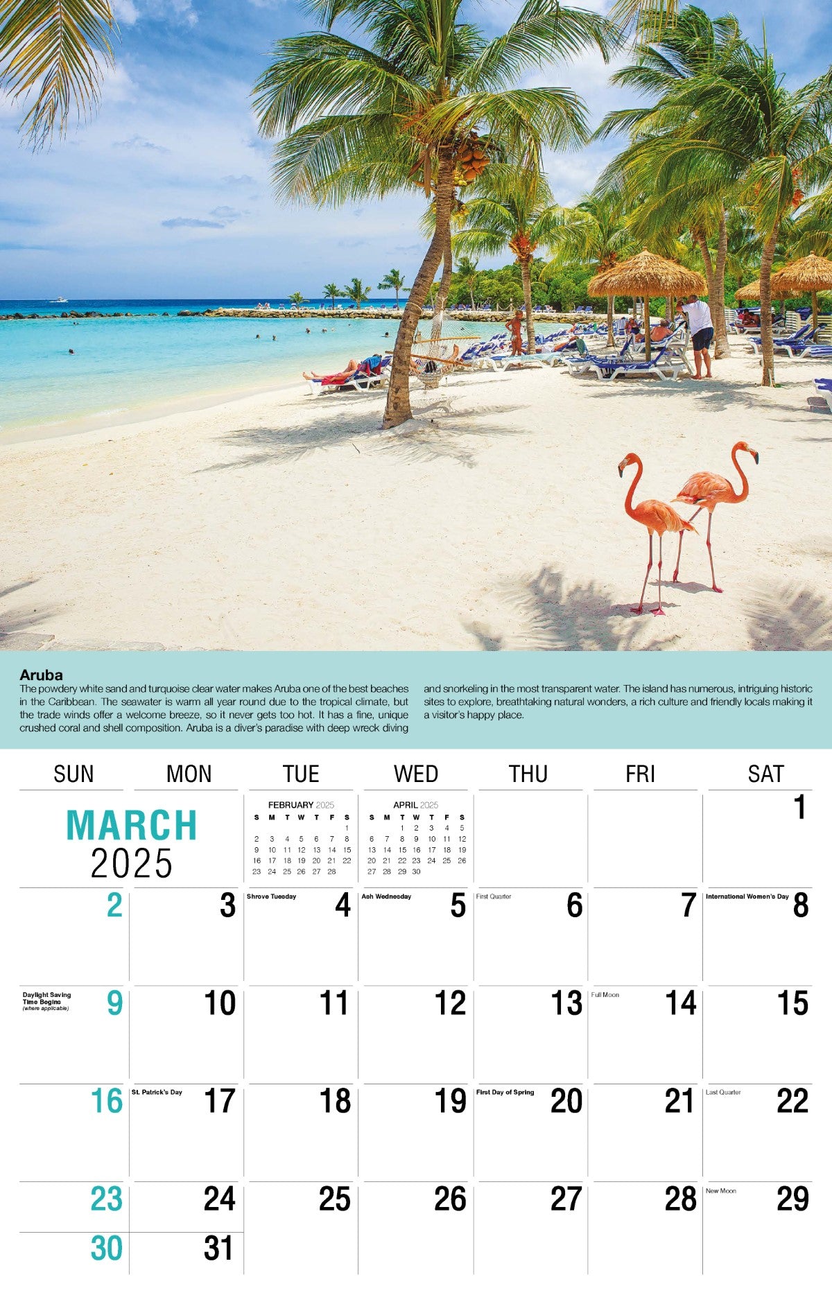 Galleria Wall Calendar 2025 World Travel