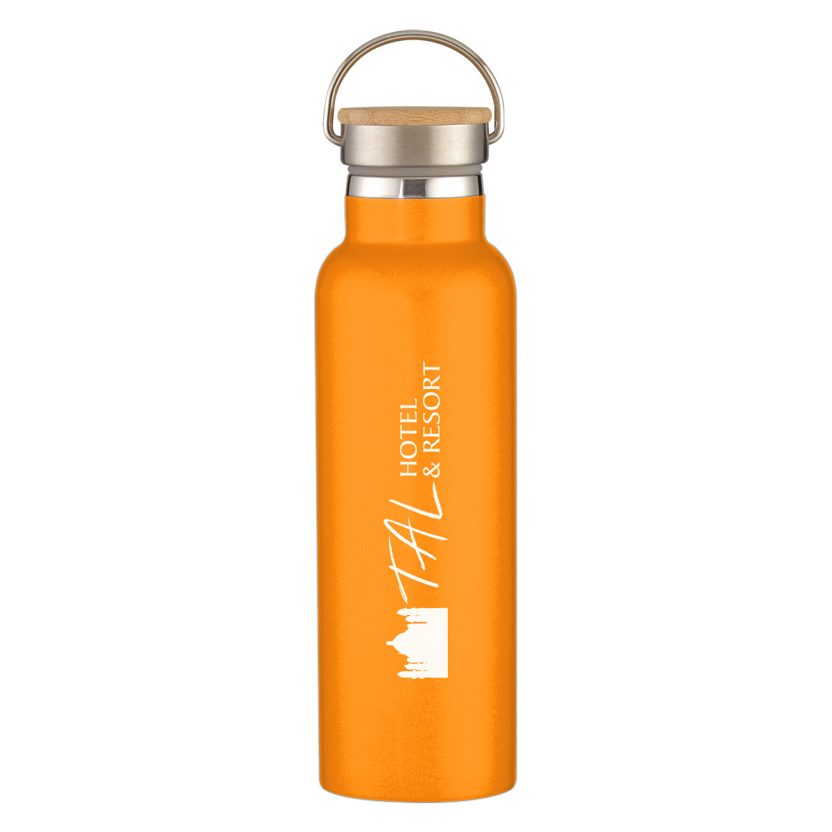 21 Oz. Liberty Stainless Steel Bottle With Wood Lid