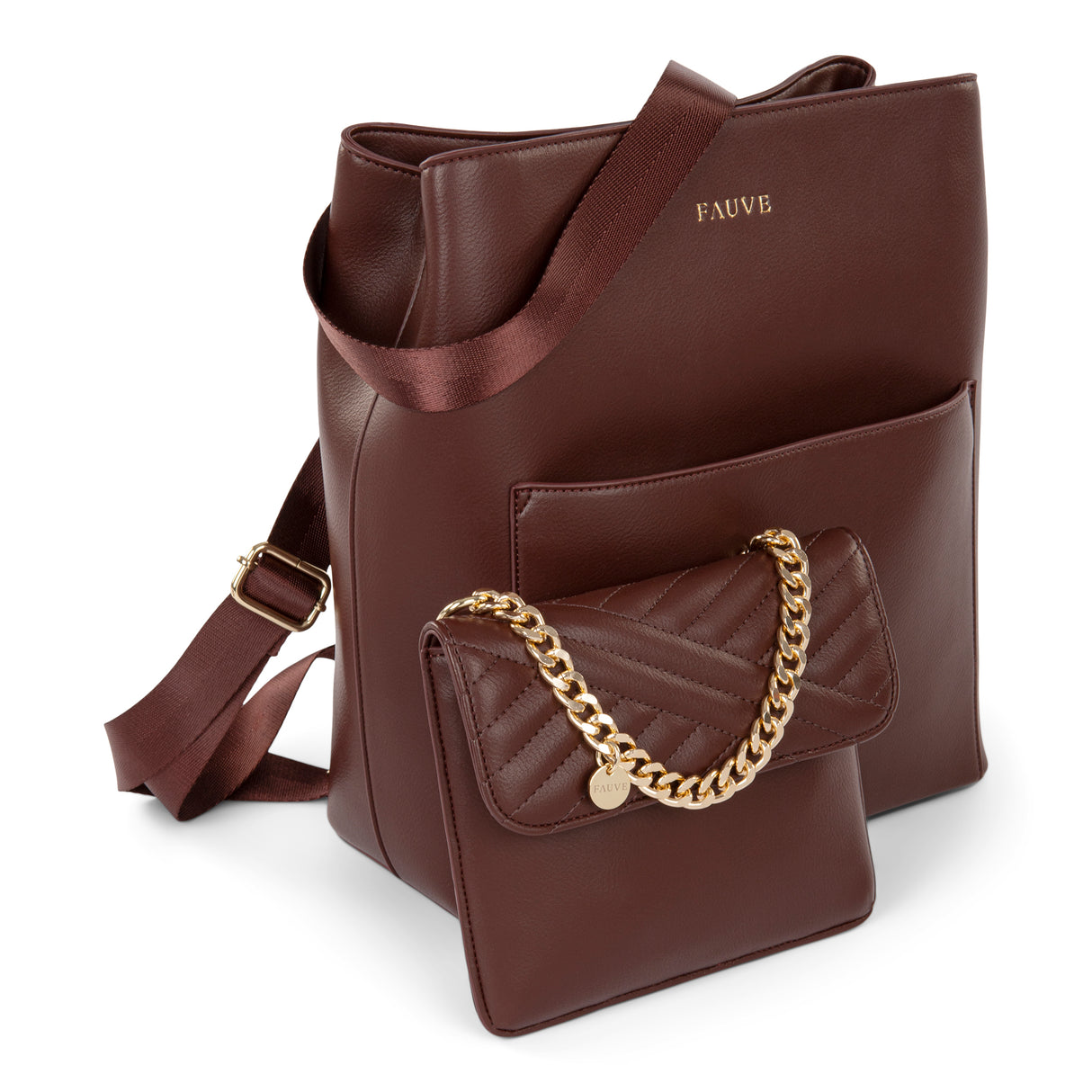 FAUVE COLLECTION- Vegan Leather Backpack