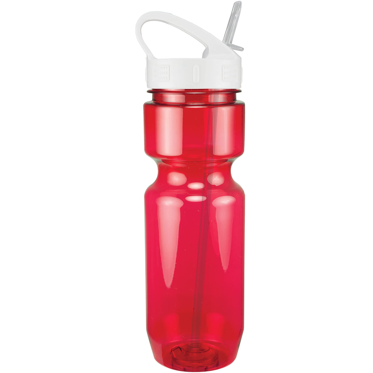 22 Oz. Translucent Bike Bottle w/ Sport Sip Lid and Straw