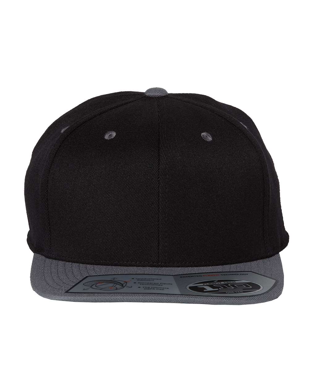 000471 Flexfit® 110® Flat Bill Snapback Cap