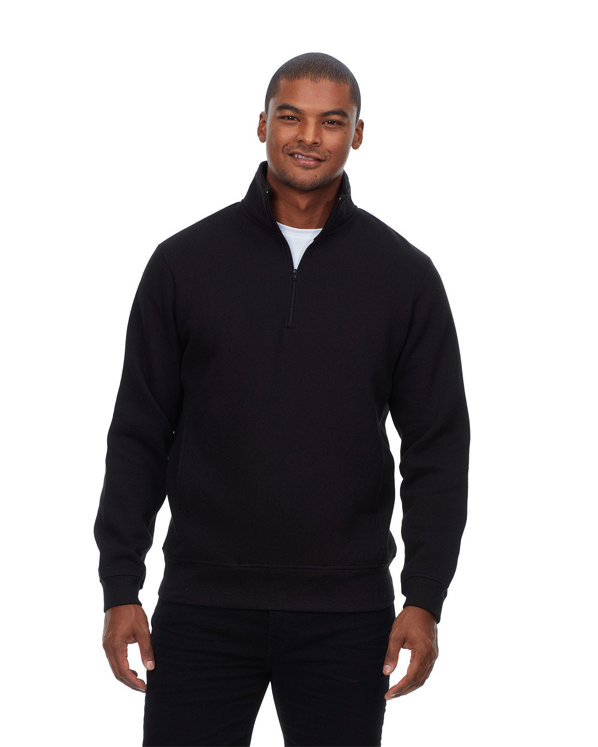 000238 THREADFAST Unisex Ultimate Fleece Quarter-Zip Sweatshirt