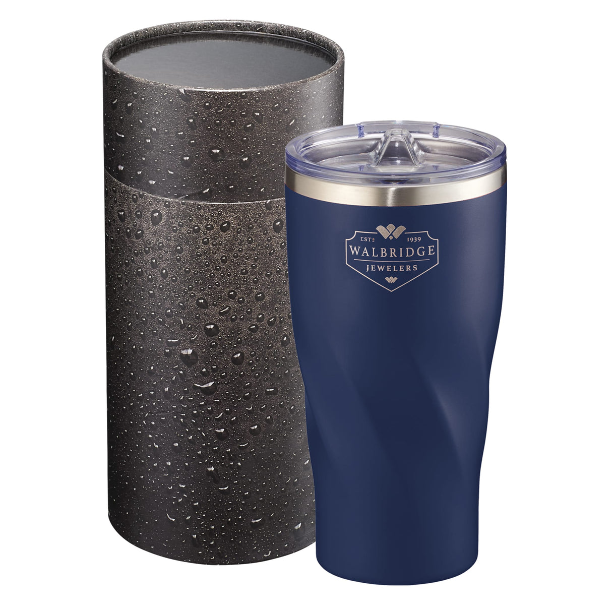 20 Oz. Hugo Copper Vac Powder Coating Tumbler w/Cylindrical Gift Box