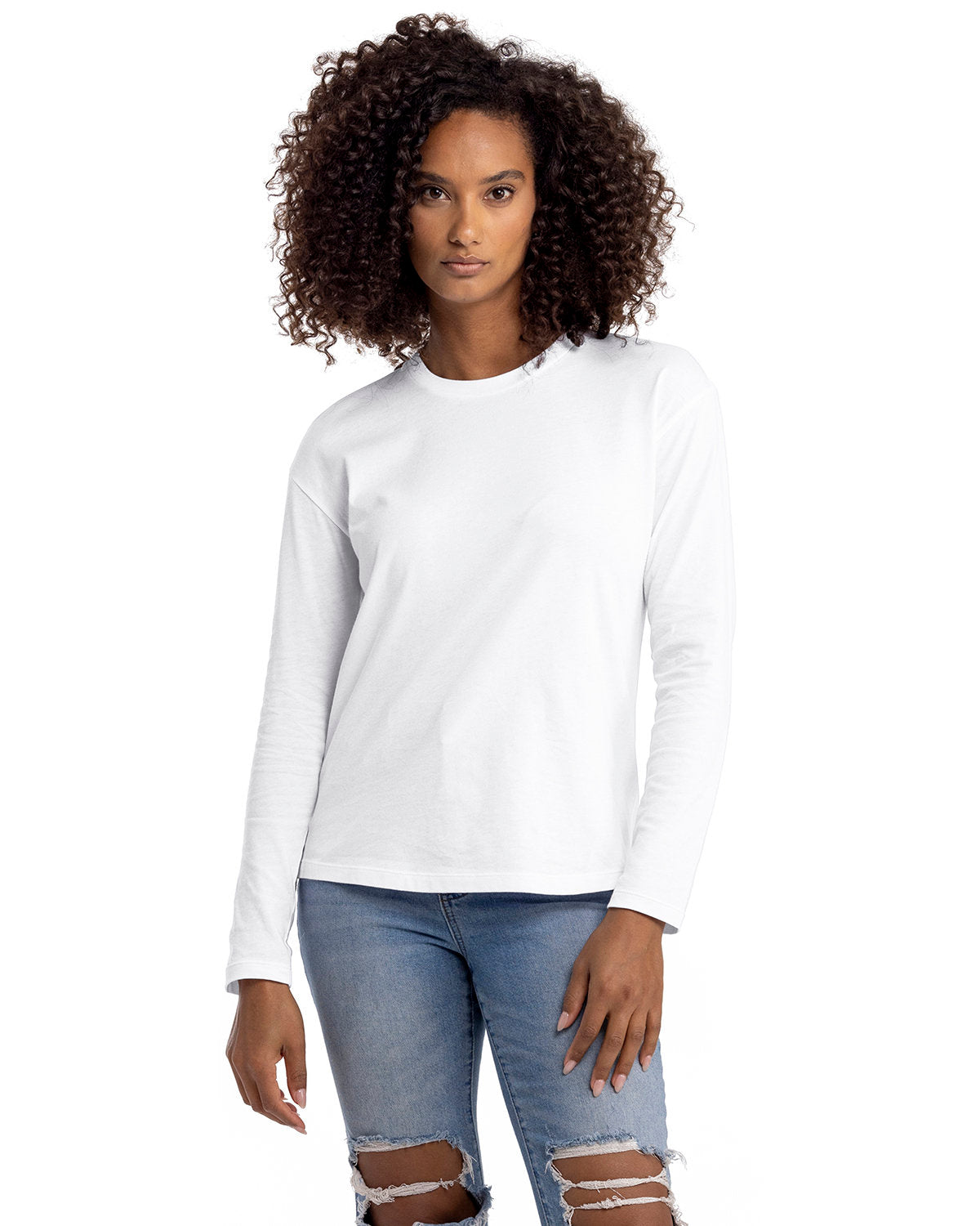 NEXT LEVEL APPAREL Ladies' Relaxed Long Sleeve T-Shirt