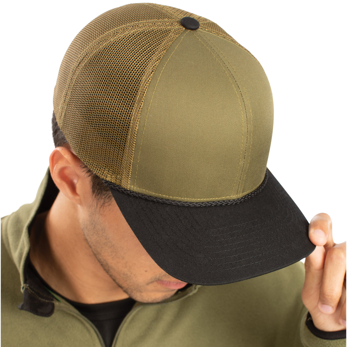 Trucker Snapback Braid Cap