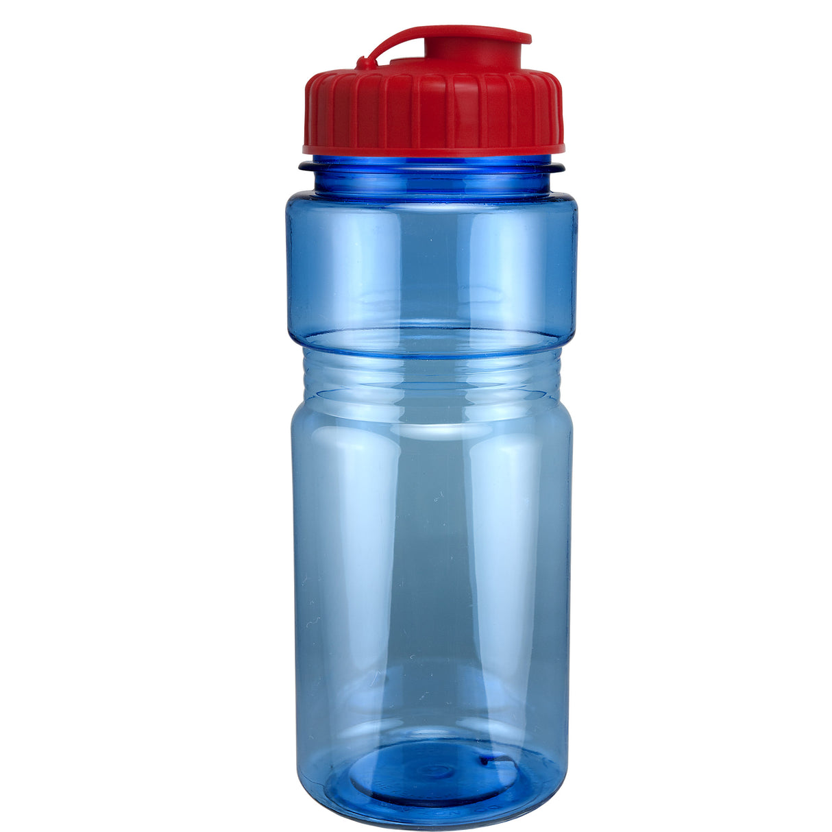 20 Oz. Translucent Recreation Bottle w/ Flip Top Lid