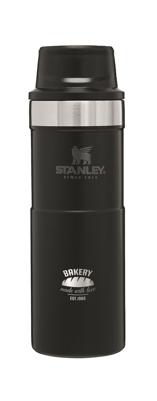 Stanley® Classic Trigger-Action travel mug 16oz matte black - Etched