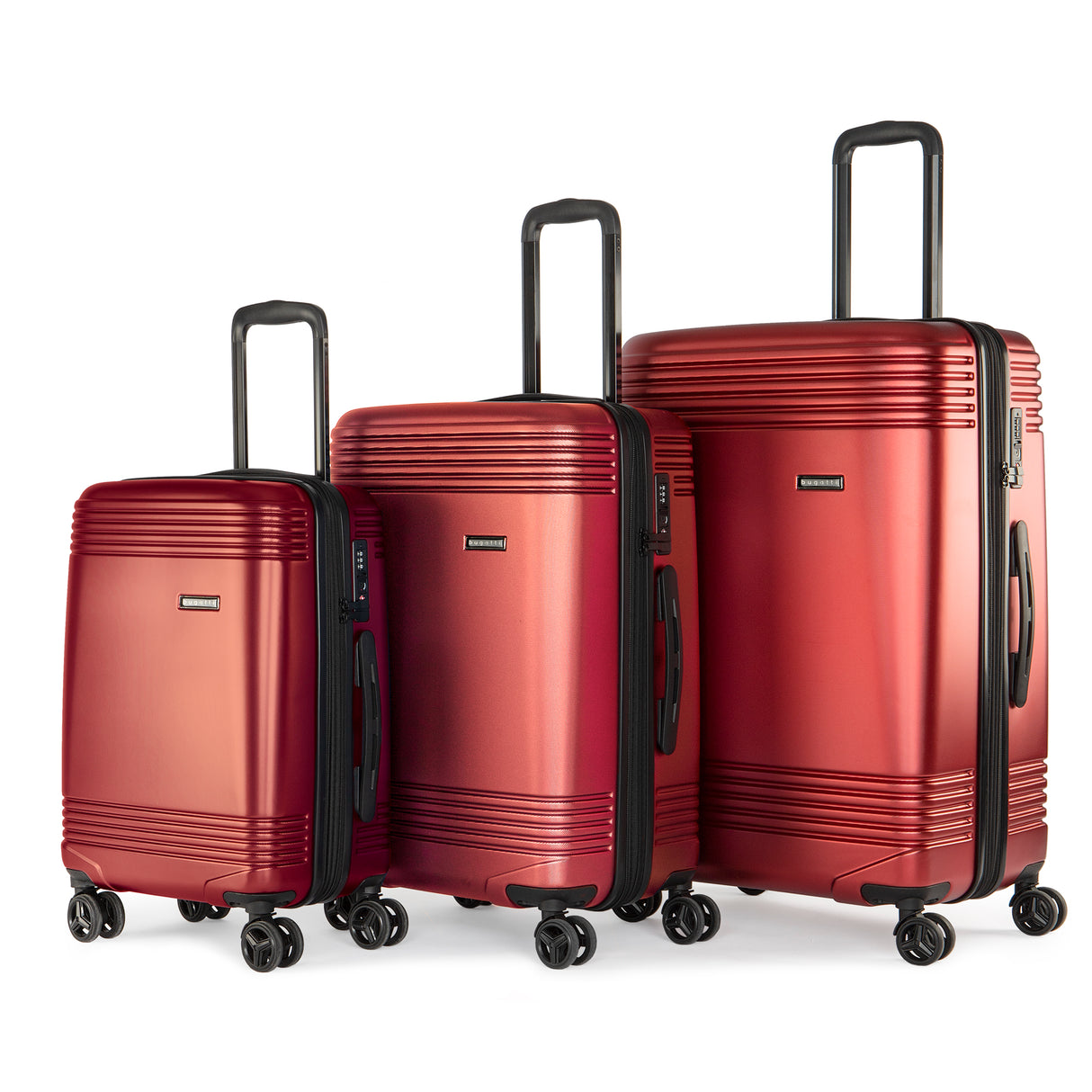 Nashville Recycled Pet Hardside Luggage 3 Piece Set