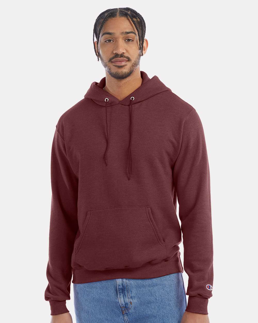 000111 Champion Powerblend® Hooded Sweatshirt
