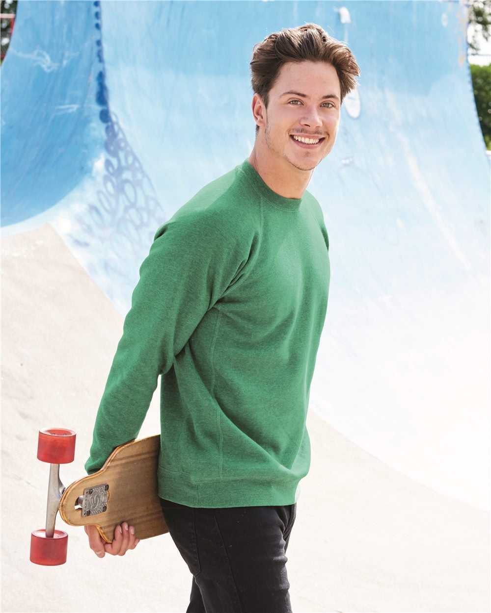 Independent Trading Co. Unisex Special Blend Raglan Sweatshirt