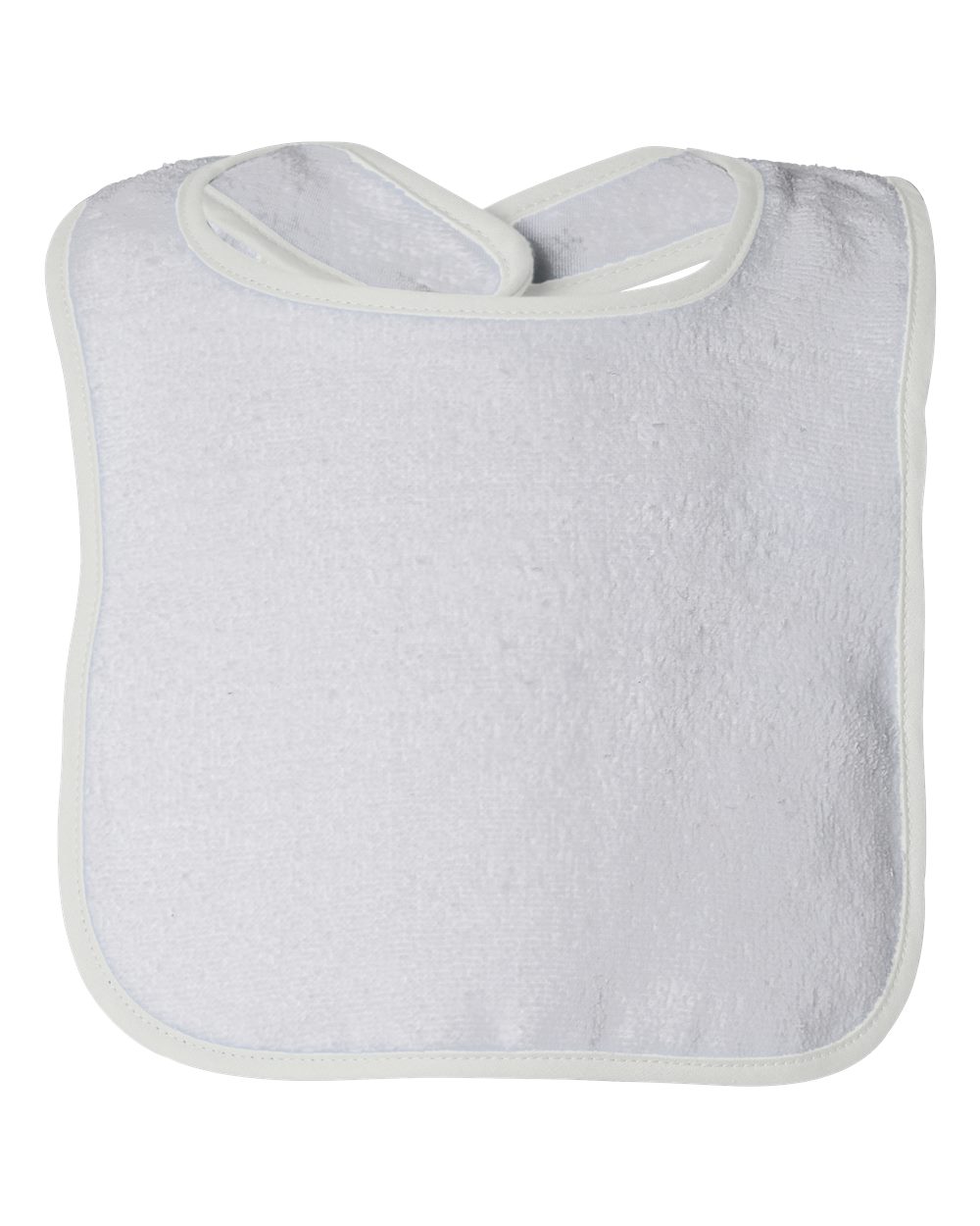 Rabbit Skins Infant Contrast Trim Terry Bib