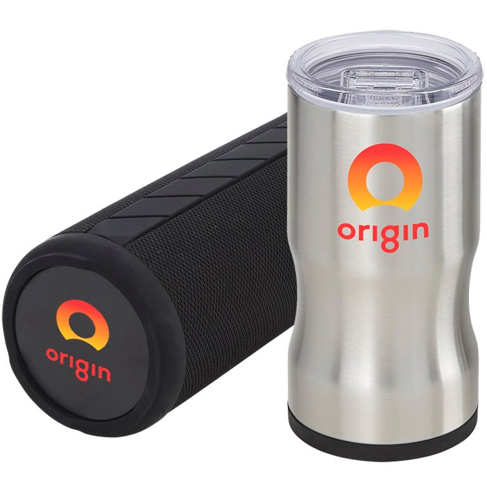 3-in-1 Poolside Insulator & Speaker Gift Set