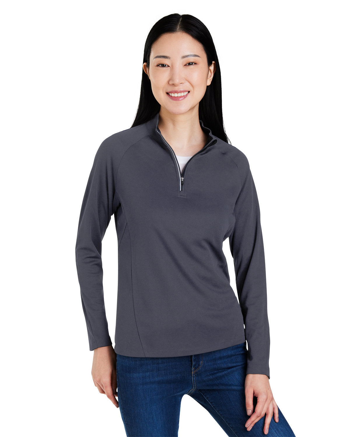 CORE 365 Ladies' Origin Performance Pique Quarter-Zip