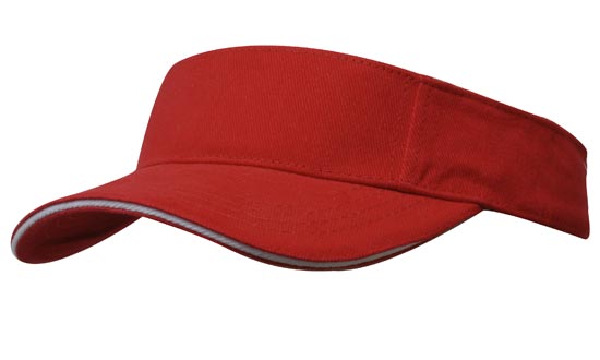 Brushed Heavy Cotton Peak Visor