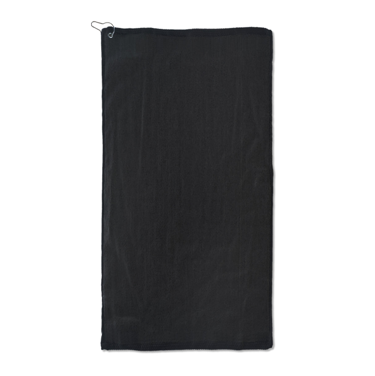 100% Cotton Velour Golf Towel with Grommet & Hook - 16"x30"