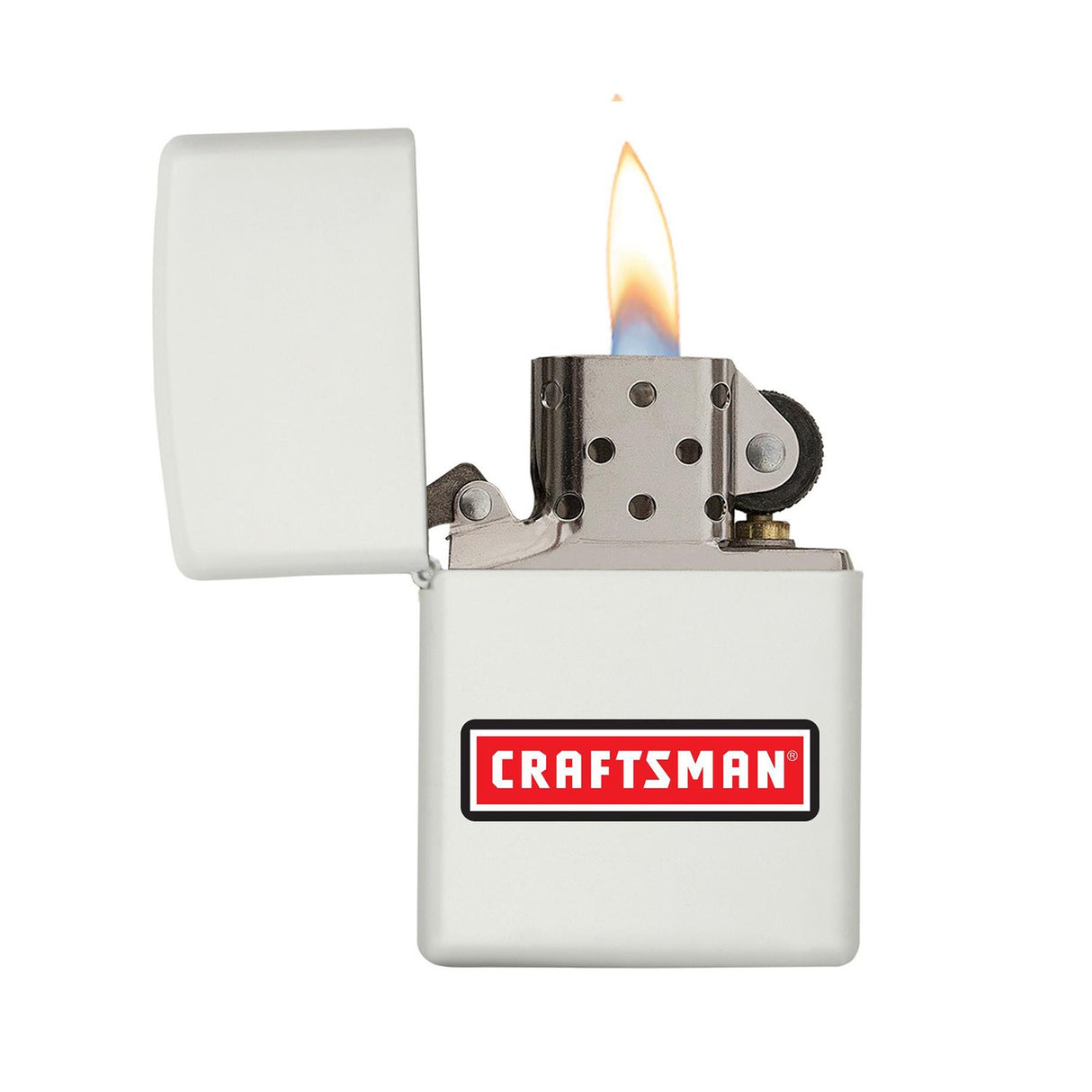 White Matte Windproof Zippo® Lighter