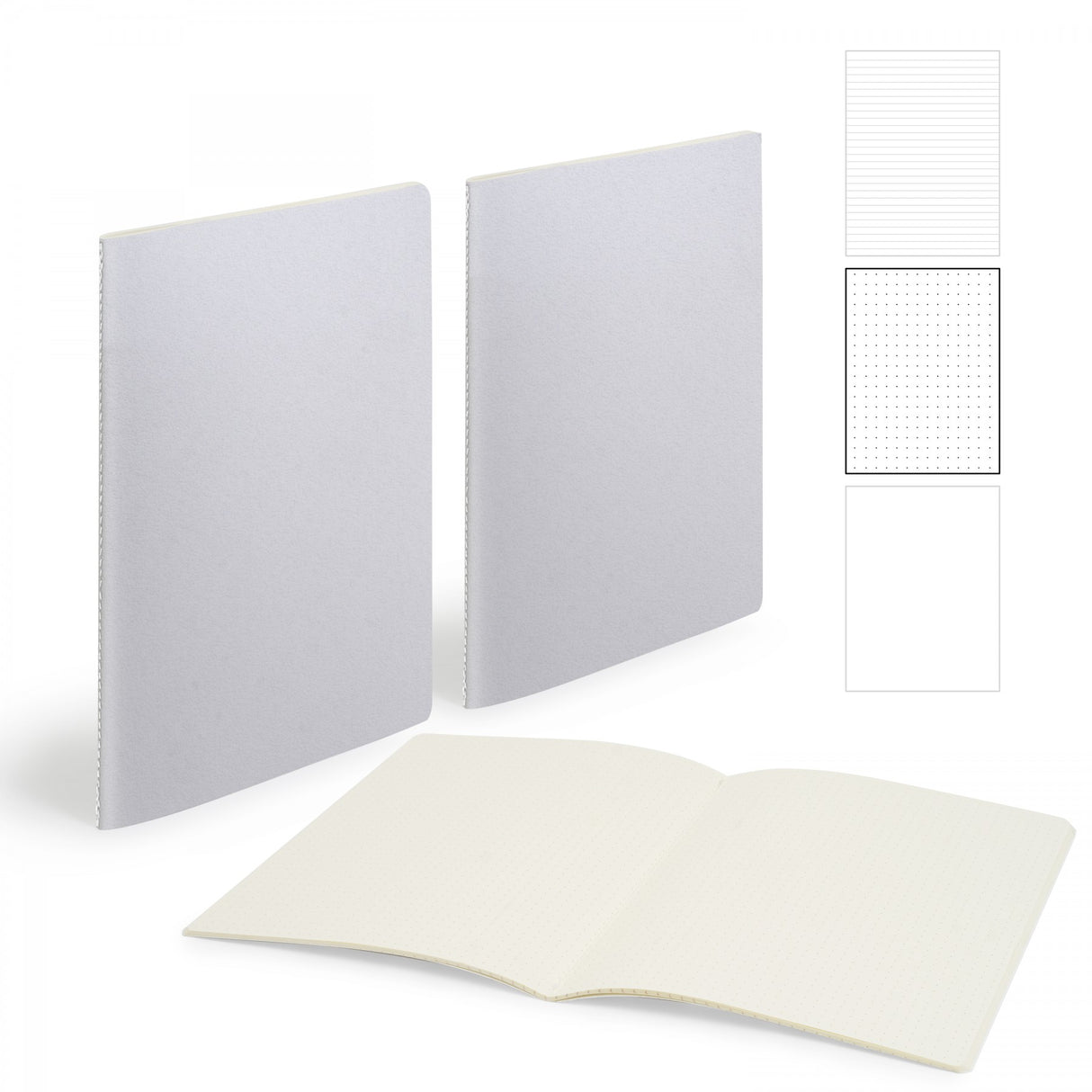 Medio Centre Sewn Notebook 5" X 7" With 56 Pages