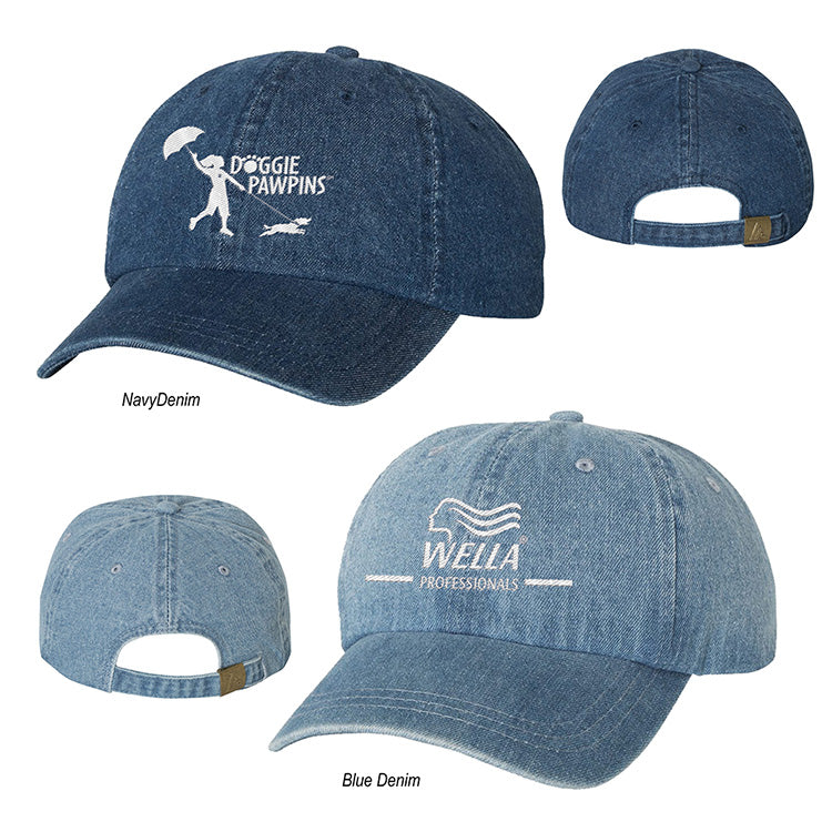Mega Cap Washed Denim Cap
