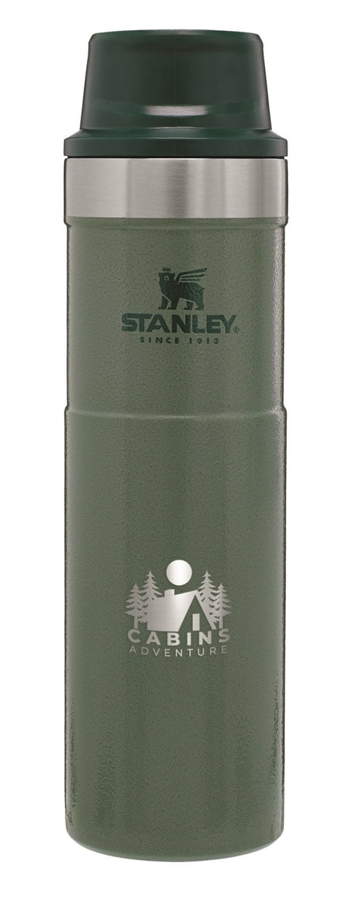 Stanley® Classic Trigger-Action travel mug 20 oz hammertone green - Etched