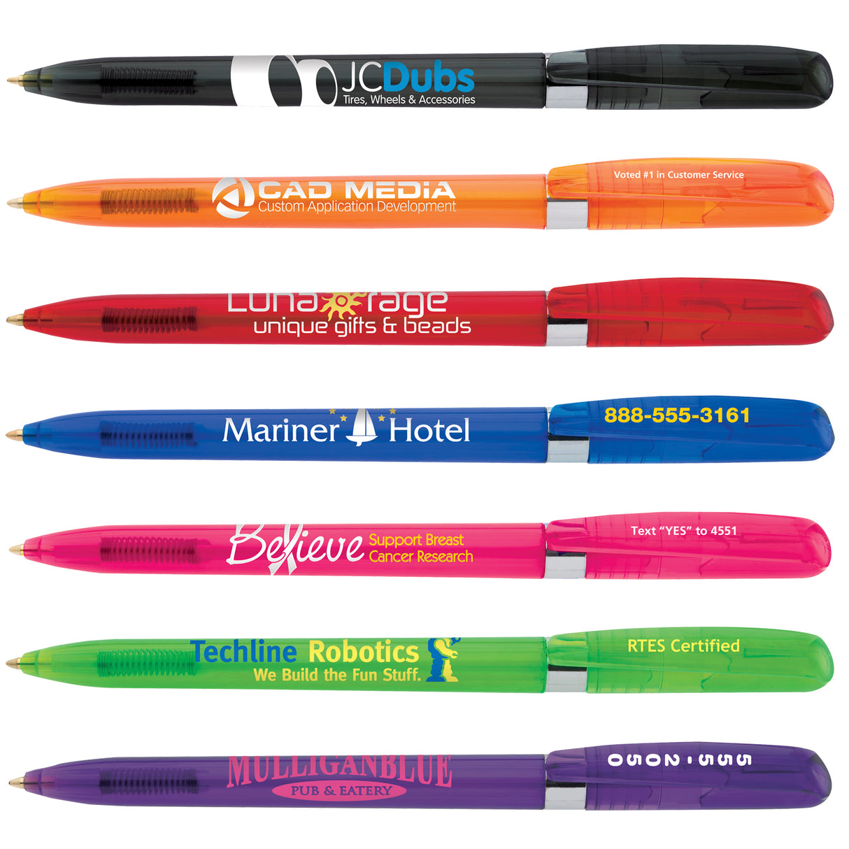 Pivo® Clear Chrome Pen