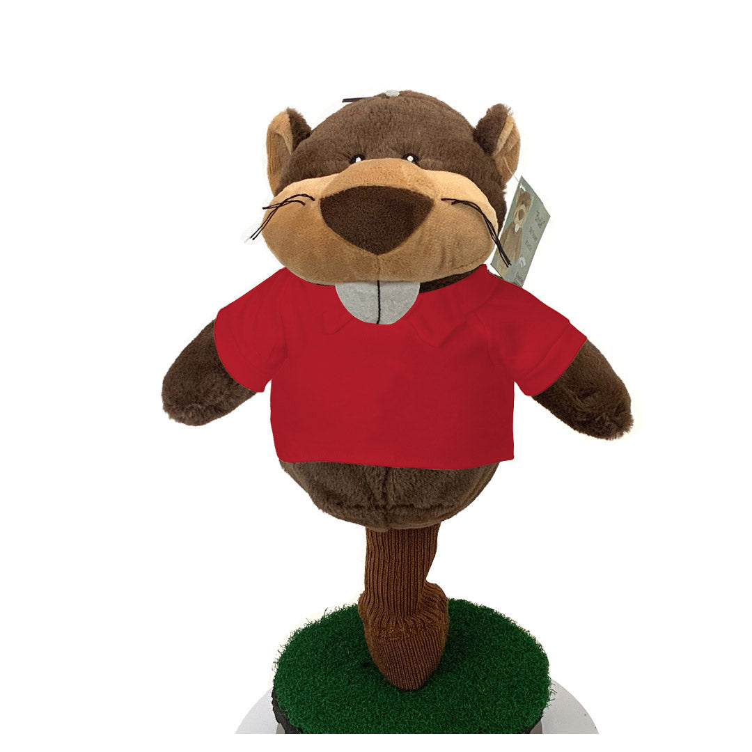 Cuddle Pals Head Cover "Birdie the Beaver" w/Golf Shirt