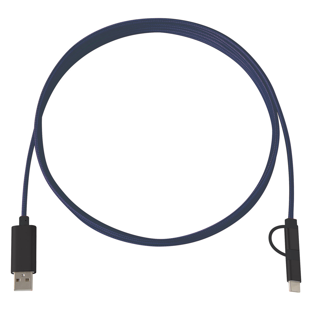 3-in-1 10 Ft. Braided Charging Cable