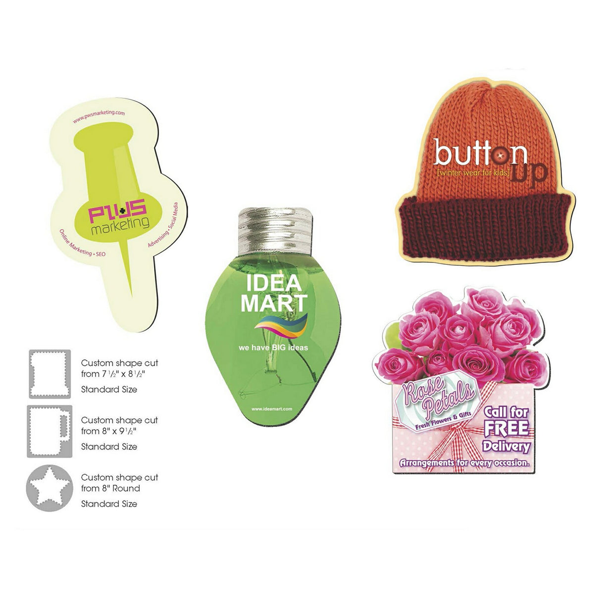 1/4" Fabric Surface Custom Shape Mouse Pad (8" Round)