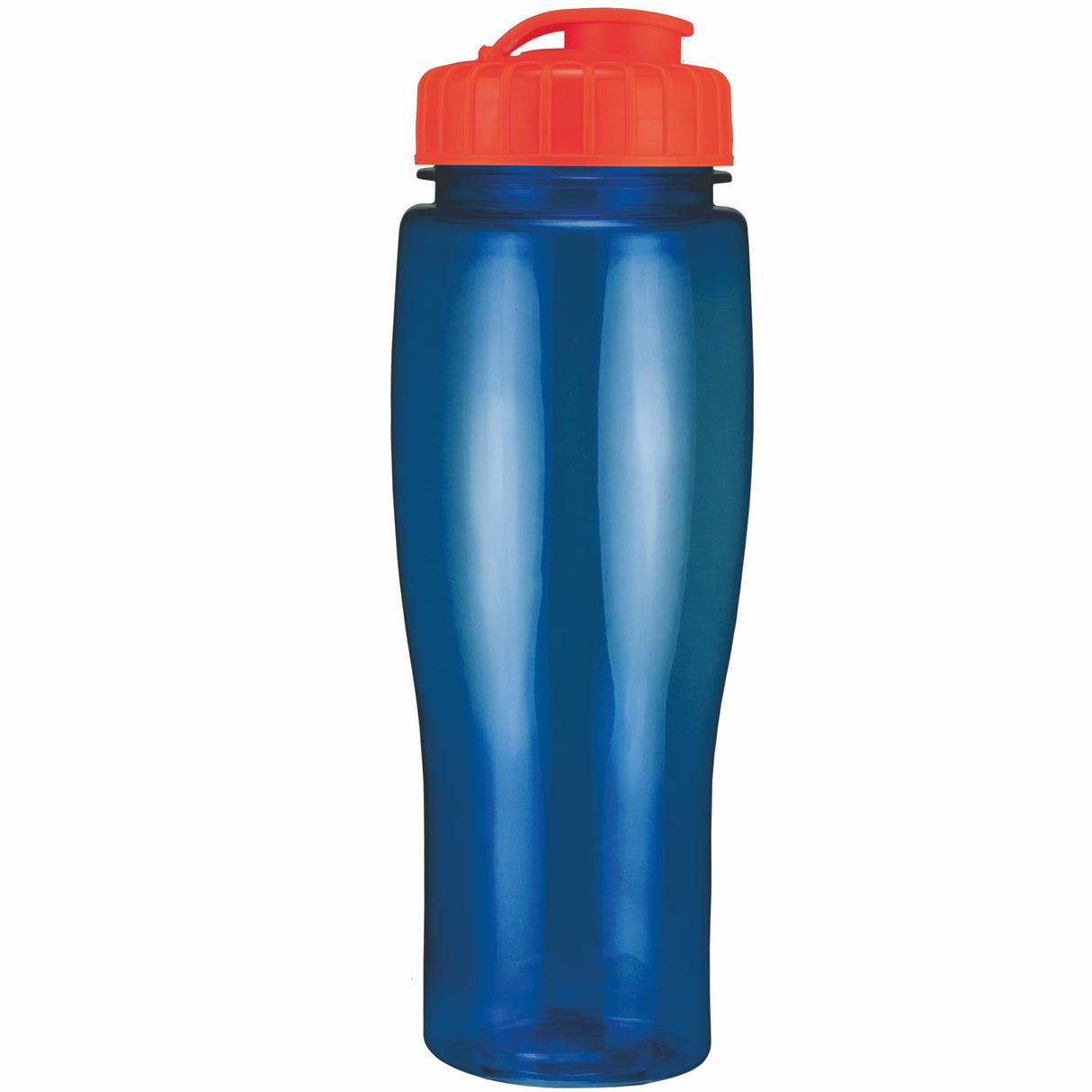 24 Oz. Contour Translucent Bottle w/ Flip Top Lid