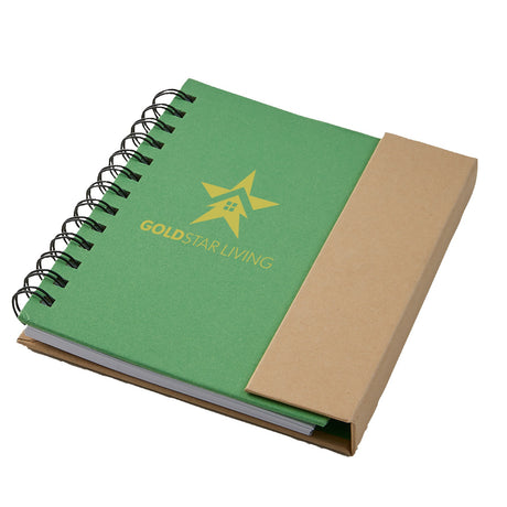 Eco Magnetic Notebook W/ Sticky Notes & Pen