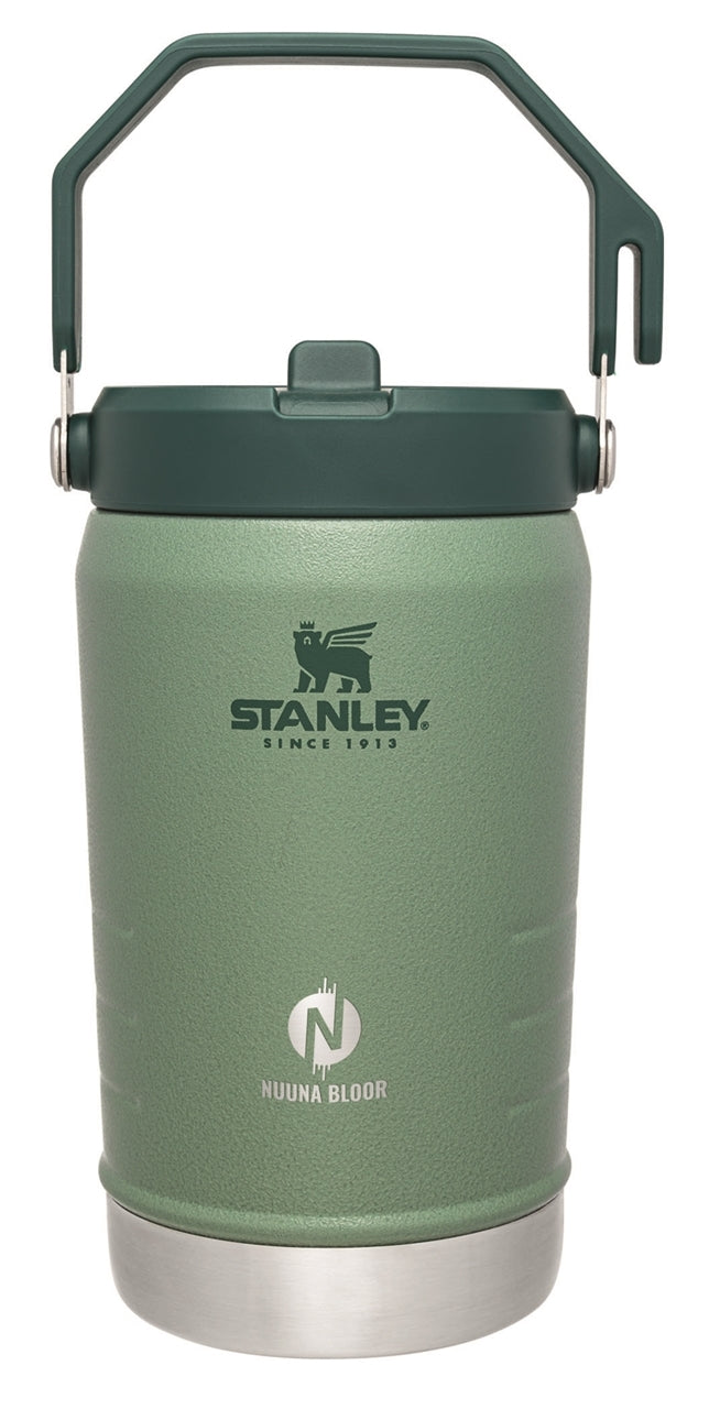 Stanley® IceFlow 40oz Flip Straw Jug, green - Etched