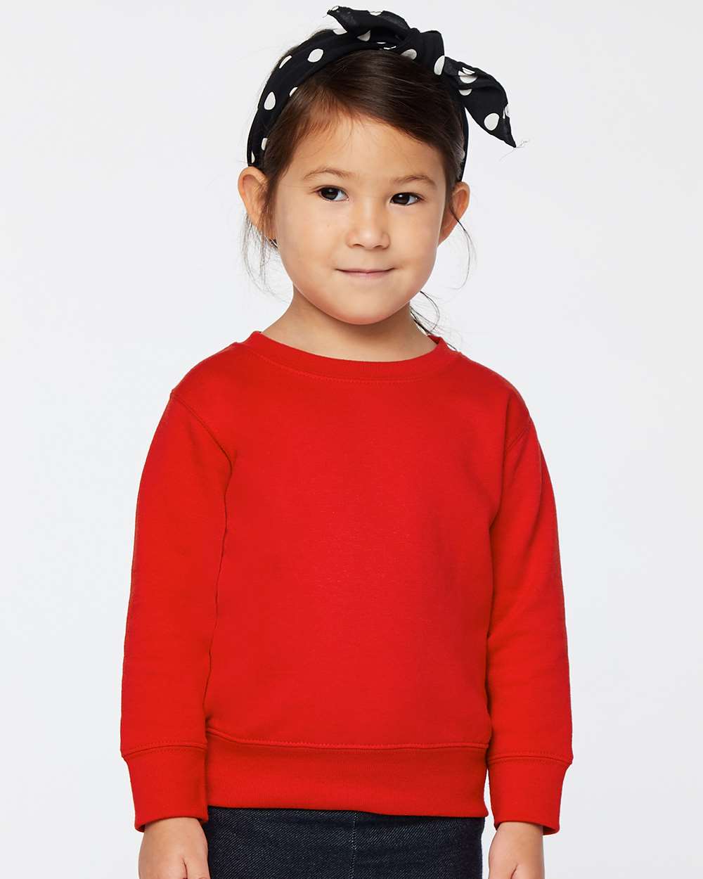 000083 Rabbit Skins Toddler Fleece Crewneck Sweatshirt