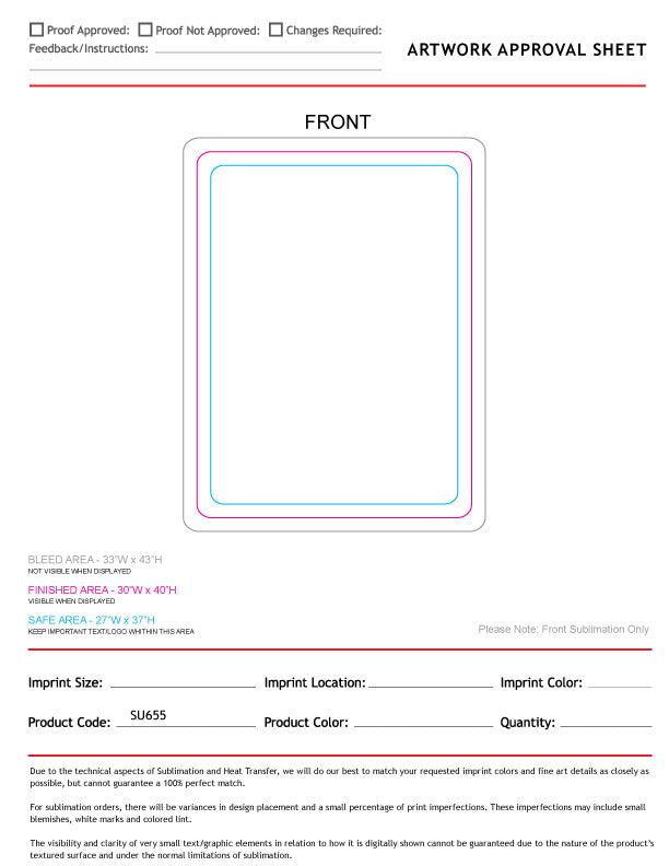 Ultra Soft and Smooth Microfleece Baby Blanket 30x40, Sublimated Edge to Edge 1 side